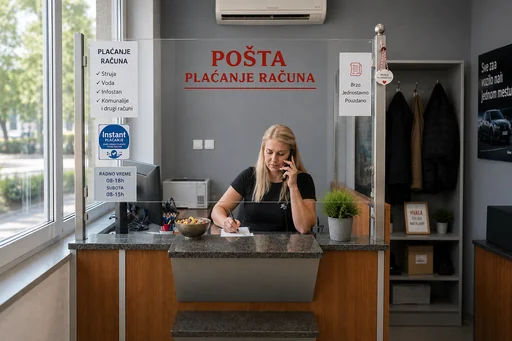 Plaćanje računa u Drinić Auto Centru